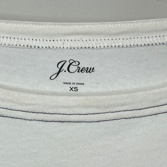 J.Crew Ivory Je T'Aime NYC Shirt Size XS 100% Cotton I Love NYC - Picture 4 of 10